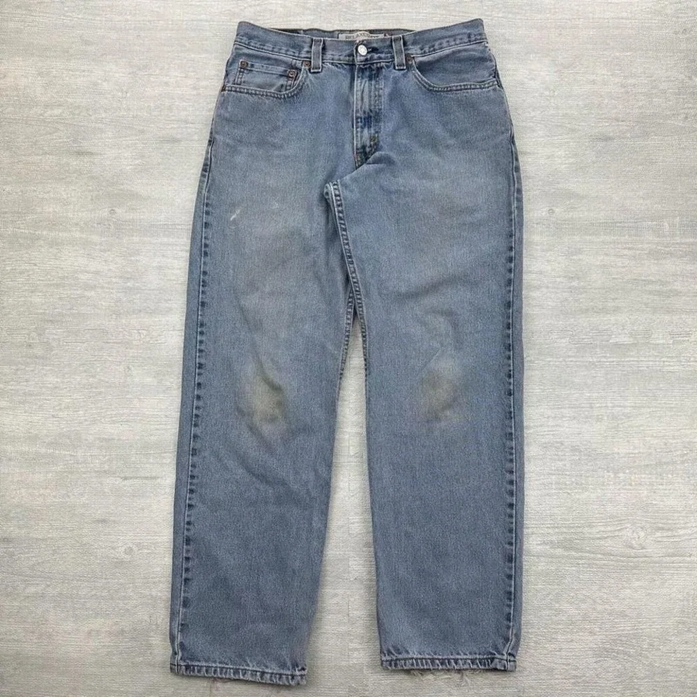 Vintage Levi's 550‎ Jeans Mens 32x31 Blue Light Wash Denim Regular Fit Straight
